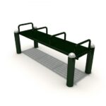 Life Trac Outdoor Gym Equipment BLO 000 Bench e1524569911985