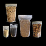 metallised clear bag